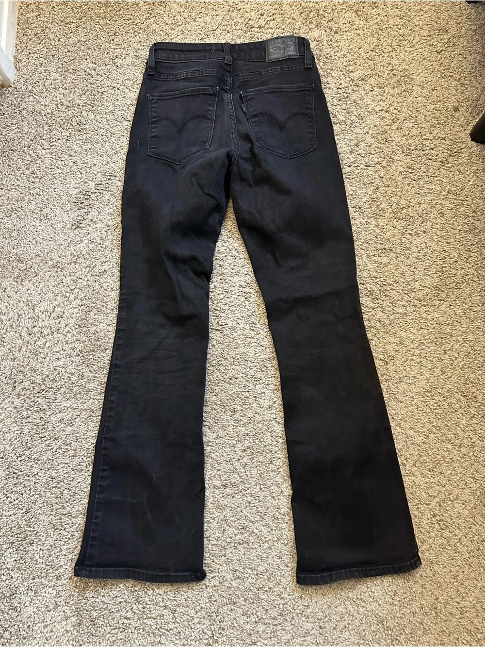 Levi's 725 High Rise Bootcut Denim Jeans Flare